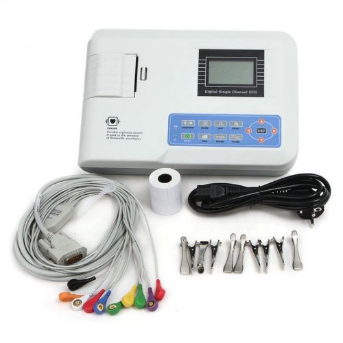 Portable Digital 1-channel Electrocardiograph ECG/EKG Machine*CE *FDA TOP A