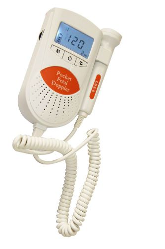 Lcd prenatal pocket fetal doppler fda ce approved baby heart beat monitor+ gel for sale