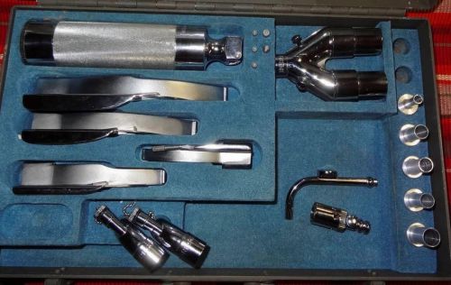 Vintage Foregger Co. Laryngoscope Kit 25 Pieces Made For USN Medical Corp