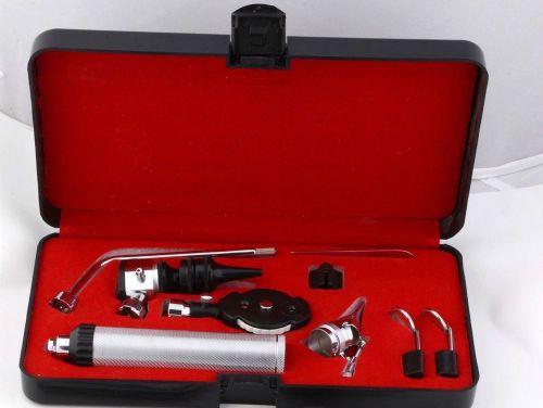 Pro ent opthalmoscope, otoscope, nasal larynx, diagnostic set, &#034;free gift box&#034; for sale