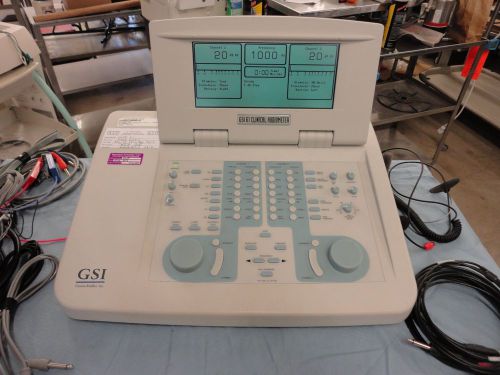 Grason Stadler GSI 61 Welch Allyn Audiometer w/ Accessories- Excellent Condition