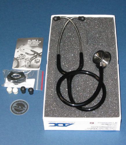 Adc adscope 603 professional stethescope black  ***new in box*** for sale