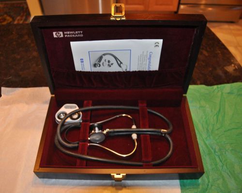 Hewlett Packard Stethoscope Model 280 with Mahogany Finished Presentation Box