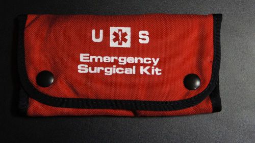 Nitro-pak 3141 emergency surgical kit w/red case new for sale