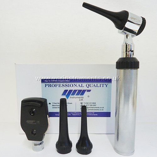 YNR England VETSCOPE LED Otoscope Ophthalmoscope ENT Set Veterinary Diagnostic