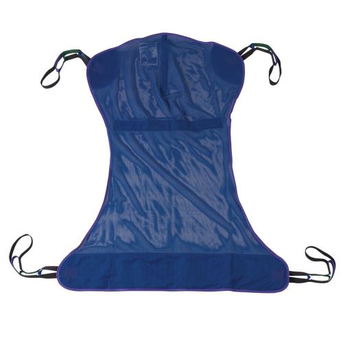 Drive medical full body patient lift sling without commode opening, blue, medium for sale