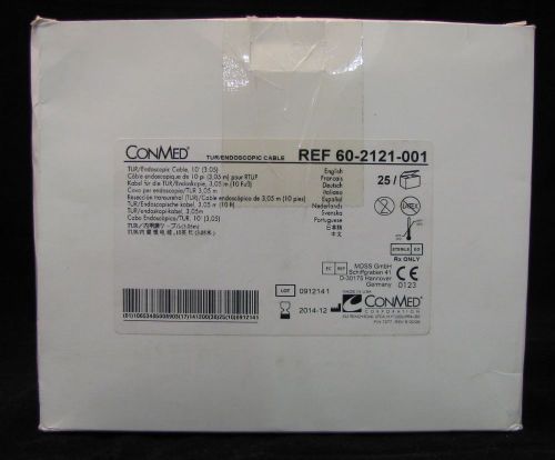 Conmed 10&#039; monopolar tur/endoscopic cable for acmi 60-2121-001 - 25 pack for sale