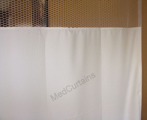 Curtain natural 68wx93 hospital clinic lab antibacterial antimicrobial medical for sale