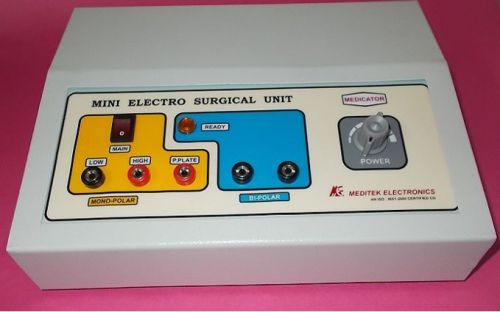 Mini electrosurgical unit diathermy skin cautery with foot switch control c1 for sale