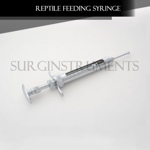 Reptile snake feeding pinky pump syringe tool stainless steel veterinary for sale