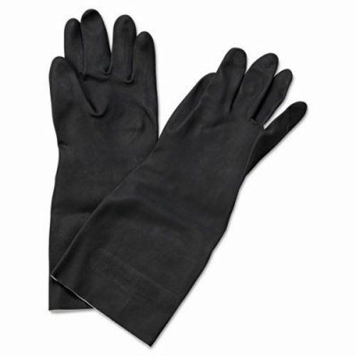 Boardwalk Neoprene Flock-Lined Gloves, Long-Sleeved, Large, Black (BWK543L)