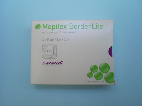 Mepilex-border-lite 1.6in x 2in(4cm X 5cm)  10 pieces per box Exp date 08/2016