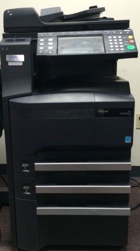 Kyocera taskalfa 300i 2 drawers on wheels. meter count only 2,769 !! clean ! for sale