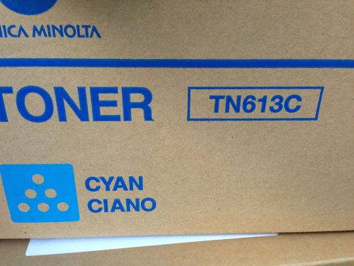 NEW (NIB) Konica Minolta TN613C Cyan Toner #613C