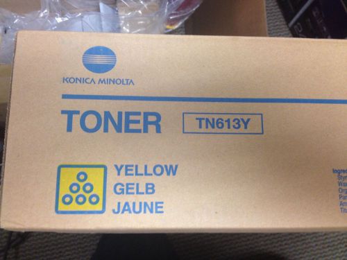 NEW (NIB) Konica Minolta TN613Y Yellow Toner #613Y-2