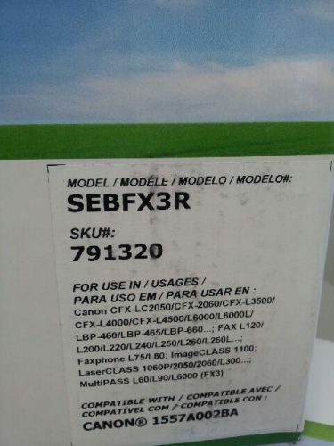 Sustainable Earth Toner Cartridge SEBFX3R Re-manufactured NEW