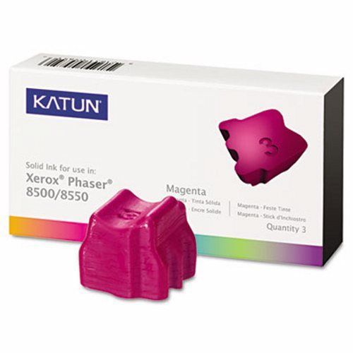 Katun KAT37984 Compatible, Solid Ink, 3,000 Yield, 3 per Box, Magenta (KAT37984)