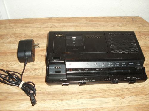 Sanyo dictation transcribing cassette machine memo-scriber trc-8800 trc8800 for sale