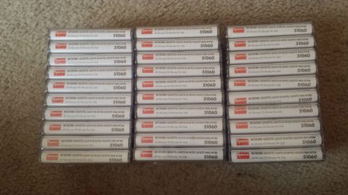Sparco 51090 Dictating Cassette Tapes, 60 minutes - Lot of 30 SEALED