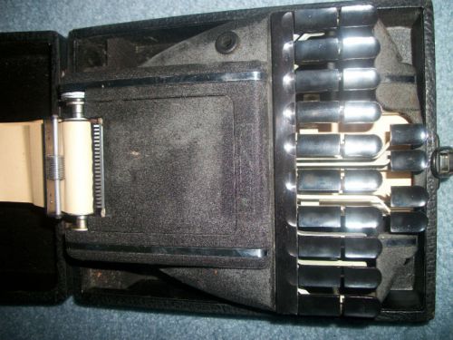 VINTAGE SM STENOGRAPH CHICAGO, IL  USA W/ CASE AND INK