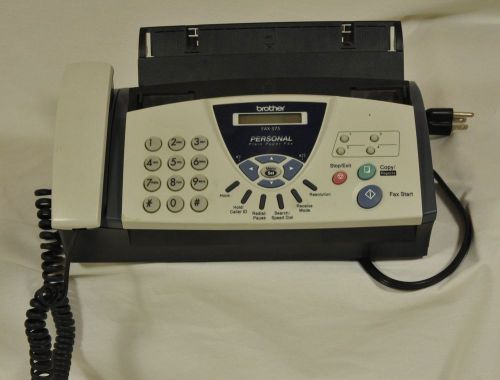 Brother fax-575 personal fax phone copier plain paper used for sale
