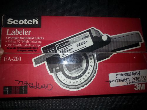 Scotch   EA200 label maker handheld price gun machine stencil style tape