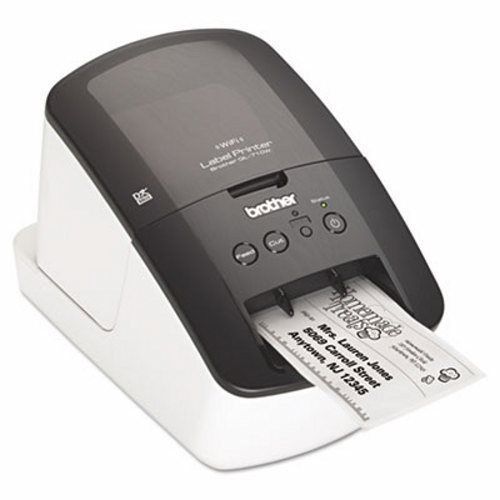 Brother QL-710W Label Printer, 93 Labels/Minute, 5w x 9-3/8d x 6h (BRTQL710W)
