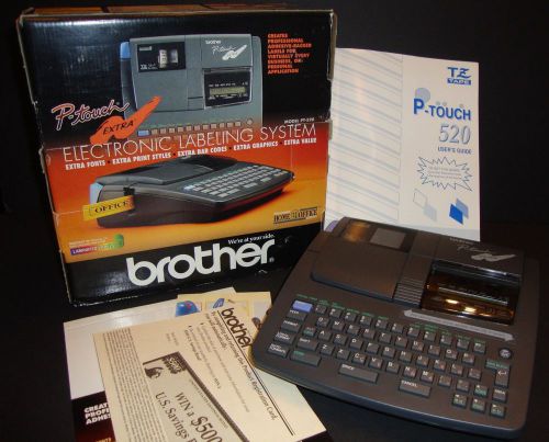 Brother Electronic Labeling System ~ Model PT-520 ~ Gently Used