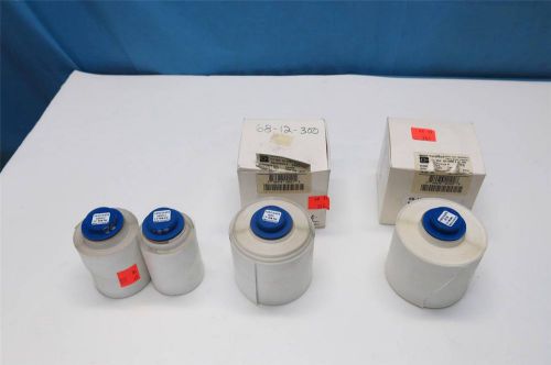 Lot of 4 Brady Handimark 42102 White and 42021 White Vinyl Label Printer Tape