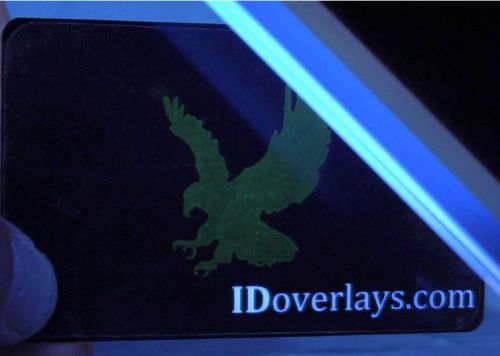 Clear ID Overlay ID Card Protective Overlay with UV Eagle