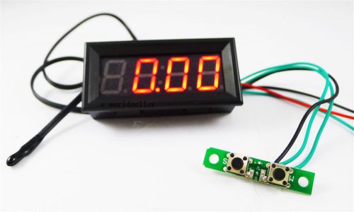 Digital  probe clock voltmeter thermometer 3-in-1 led time new for sale
