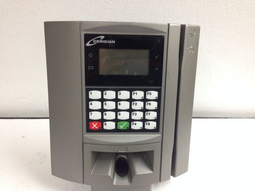 Ceridian Biometric Series Employee Time Clock With Card Reader