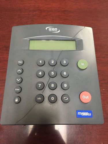 Icon Time Systems RTC1000 2.0 Time Clock for Employees, Works Great, Free Ship