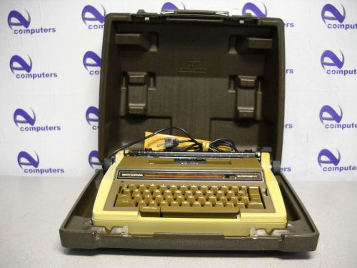 Vintage Smith Corona Enterprise XT Electric Typewriter with Hard Case Manual