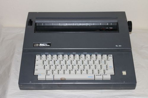 Smith Corona SL80 Portable Word Processor Electric Typewriter