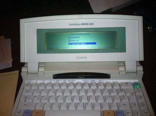 CANON Starwriter Jet 300 Word Processor BubbleJet Printer Floppy Drive Works