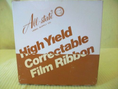 6 ALL-STATE HIGH YIELD CORRECTABLE FILM RIBBON CARTRIDGES IBM &amp;OTHER TYPEWRITERS