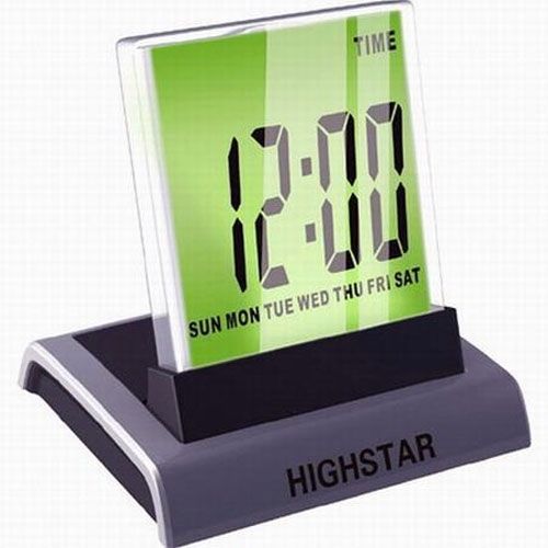 7 color led digital alarm clock with calendar temperature display for sale