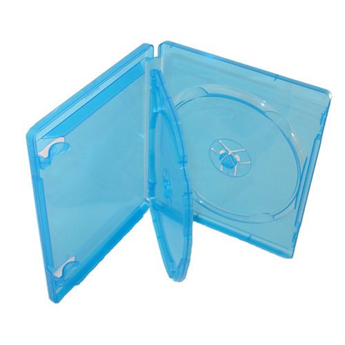 50 14mm 3 Discs Blu-ray Case With 1 Tray With Blu-ray Logo BD3BLU-14MM