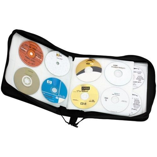 240 CD Compact Disks Disc DVD Case Wallet Album Holder with Zipper Durable