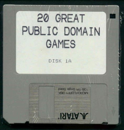 Disk  3 1/2&#034;/3.5&#034; Atari ST 360K disks 20 each PD New