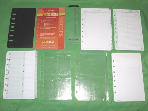 DESK ~ 1 Year Undated REFILL Day Timer Planner TAB PAGE LOT Franklin Classic 438
