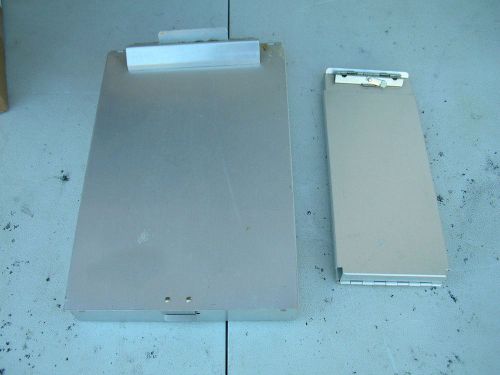 2 Aluminum Portable Desk Storage Clip Boards Saunders Redi Rite RR8512