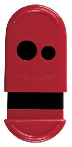 Fiskars Mess-Less Pencil and Crayon Sharpener  Color Received May Vary (12-95900