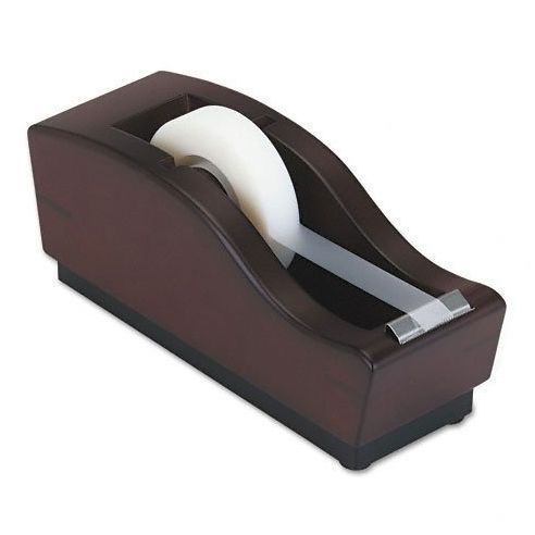 Executive wood line ii tape dispenser mahogany solid wood non-skid feet for sale