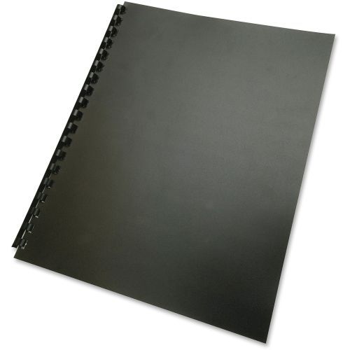 Swingline Recycled Poly Binding Cover - Letter - Square - 25 / Pack - Black