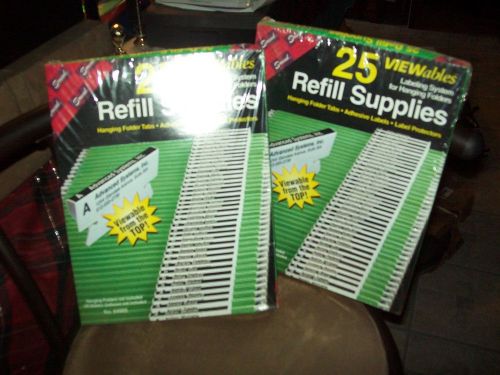 *VIEWABLES REFILL SUPPLIES* (2) 25 REFILL NEW PACKS*