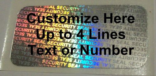 1000 ss customized security seal hologram tamper proof security label stickers for sale