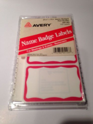 Avery Dennison AVE5143 Name Badge Label