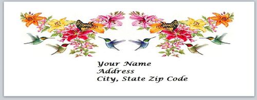 30 Personalized Return Address Labels Hummingbirds Buy 3 get 1 free (hb1)